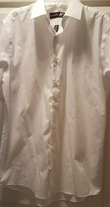 SOLD Like new young men's white shirt